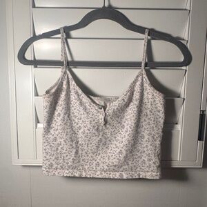 Floral Button Tank Top from Brandy Melville